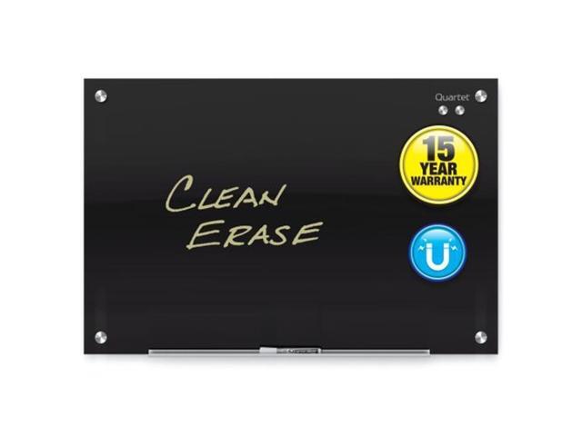Quartet G7248B-A Infinity Magnetic Glass Marker Board - 72' x 48' - Black Surface