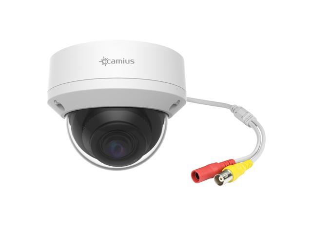 Camius 4K Analog Dome Security Camera, 3840 x 2160, 110 degrees wide view, 2.8mm, Vandalproof, - add-on camera for Camius TRIVAULT 4k DVR recorders...