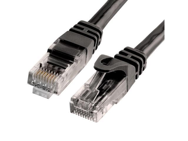 Cmple - [5 PACK] 1.5 Feet Cat6 Ethernet Cable, 10 Gigabit Network Cord, Ethernet Patch Cable, Computer LAN Internet Cable with Snagless RJ45...