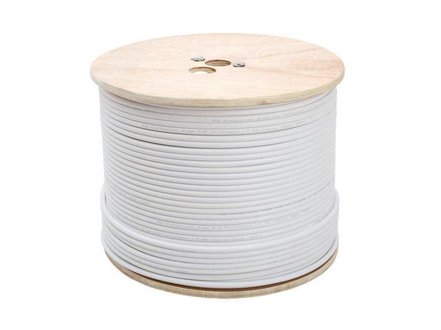 Cmple 1001-N RG6 Cable - Standard Shield (White) 500 Feet - image 10