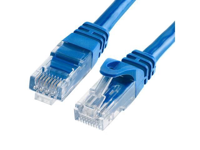 Cmple Cat6 Ethernet Cable 10Gbps - Computer Networking Cord with Gold-Plated RJ45 Connectors, 550MHz Cat6 Network Ethernet LAN Cable Supports Cat6,...
