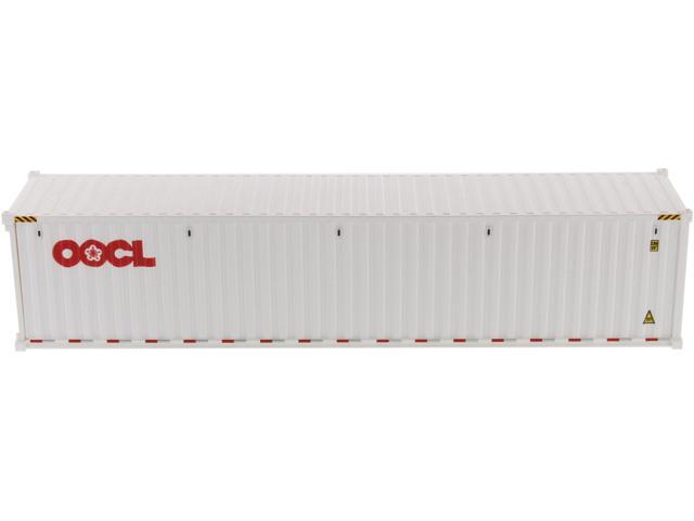 40' Dry Goods Sea Container 'OOCL' White 'Transport Series' 1/50 Model by Diecast Masters