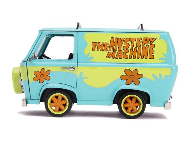 The Mystery Machine with Shaggy and Scooby-Doo Figurines 'Scooby-Doo!' 1/24 Diecast Model Car by Jada
