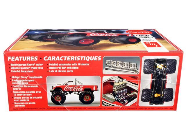 Skill 2 Model Kit Chevrolet Silverado Monster Truck 'Coca-Cola' 1/25 Scale Model by AMT