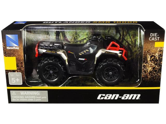 Can-Am Outlander XMR 1000R ATV Black and Gold Diecast Model by New Ray