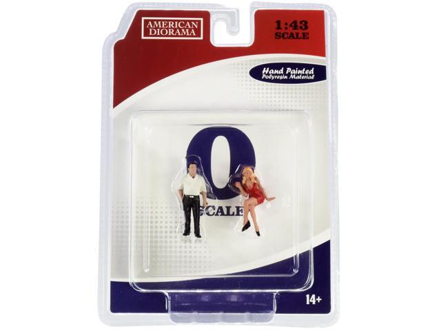 70s Style Two Figurines Set II for 1/43 Scale Models by American Diorama