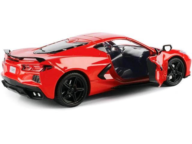 2020 Chevrolet Corvette C8 Stingray Red 'Timeless Legends' 1/24 Diecast Model Car by Motormax