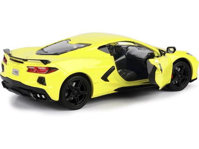 2020 Chevrolet Corvette C8 Stingray Yellow 'Timeless Legends' 1/24 Diecast Model Car by Motormax