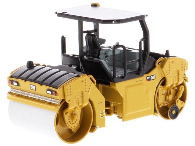 CAT Caterpillar CB-13 Tandem Vibratory Roller with ROPS 'Play & Collect!' Series 1/64 Diecast Model by Diecast Masters