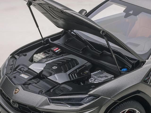 Lamborghini Urus Grigio Lynx Gray Metallic 1/18 Model Car by Autoart