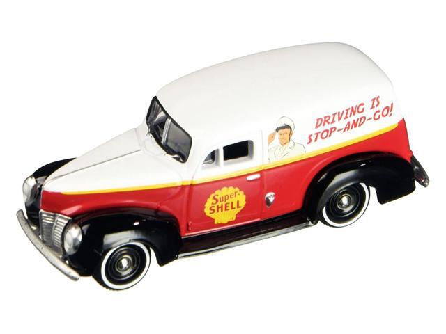 1940 Ford Delivery Van 'Shell' 1/64 Diecast Model Car by Johnny Lightning