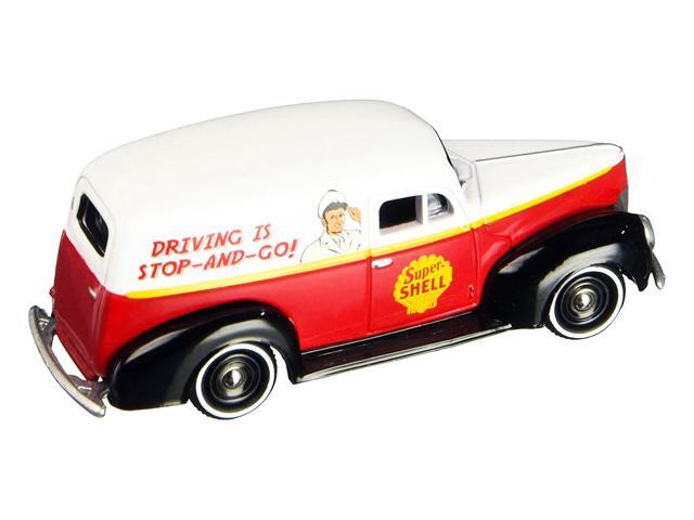1940 Ford Delivery Van 'Shell' 1/64 Diecast Model Car by Johnny Lightning