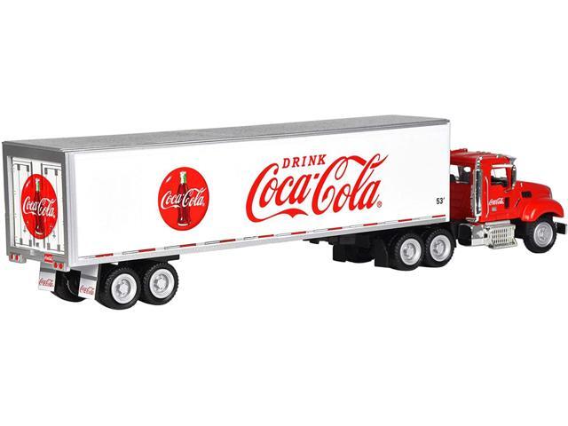 Truck Tractor with 53' Trailer 'Drink Coca-Cola' Red and White 1/50 Diecast Model by Motorcity Classics