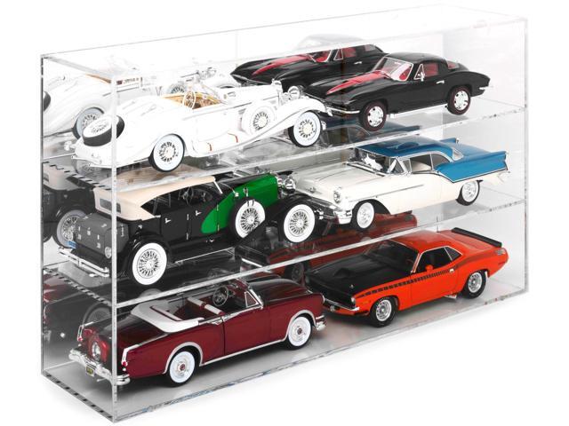 6 Car Acrylic Display Show Case for 1/18 Scale Models by Auto World