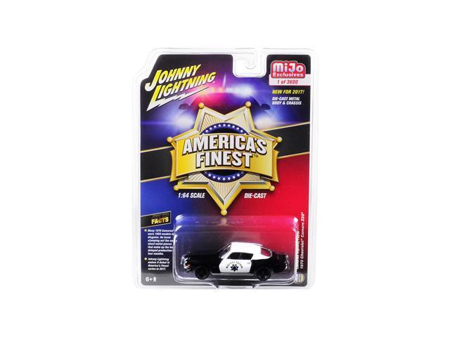 1970 Chevrolet Camaro Z28 California Highway Patrol CHP Black & White Ltd Ed 3600 pcs 1/64 Diecast by Johnny Lightning