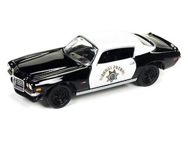 1970 Chevrolet Camaro Z28 California Highway Patrol CHP Black & White Ltd Ed 3600 pcs 1/64 Diecast by Johnny Lightning