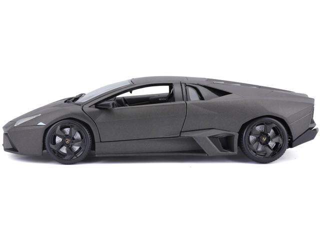 Lamborghini Reventon Dark Matt Gray 1/18 Diecast Model Car by Bburago