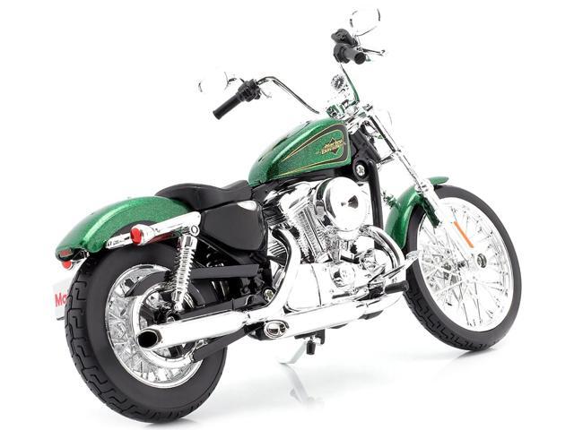 2013 Harley Davidson XL 1200V Seventy Two Green Motorcycle Model 1/12 by Maisto