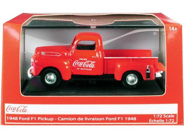 1948 Ford F1 Pickup Truck 'Coca-Cola' Red 1/72 Diecast Model Car by Motorcity Classics