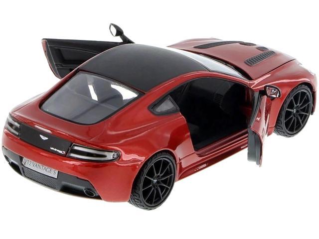 Aston Martin Vantage S V12 Red 1/24 Diecast Model Car by Motormax
