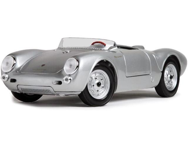Porsche 550 A Spyder Silver 1/18 Diecast Model Car by Maisto