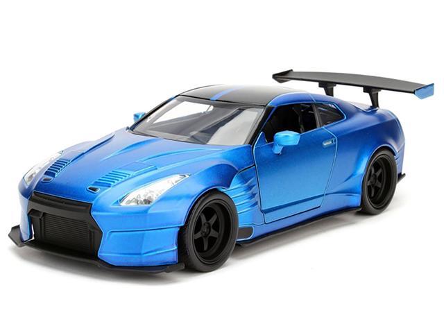 Brian's 2009 Nissan GTR R35 Blue Ben Sopra 'Fast & Furious' Movie 1/24 Diecast Model Car by Jada