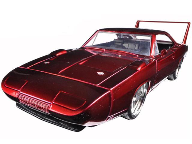 1969 Dodge Charger Daytona Red 'Fast & Furious 7' (2015) Movie 1/24 Diecast Model Car by Jada