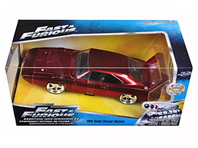 1969 Dodge Charger Daytona Red 'Fast & Furious 7' (2015) Movie 1/24 Diecast Model Car by Jada