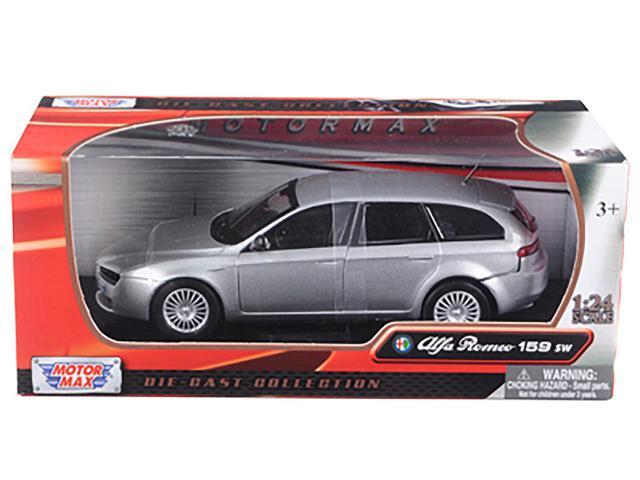 Alfa Romeo 159 SW Silver 1/24 Diecast Car Model by Motormax