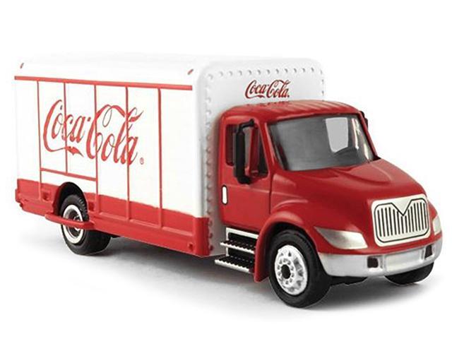 'Coca-Cola' Beverage Truck Red and White 1/87 Diecast Model by Motorcity Classics