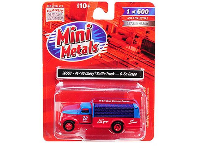 1941-1946 Chevrolet Delivery Bottle Truck 'O-So Grape' 1/87 (HO) Scale Model by Classic Metal Works