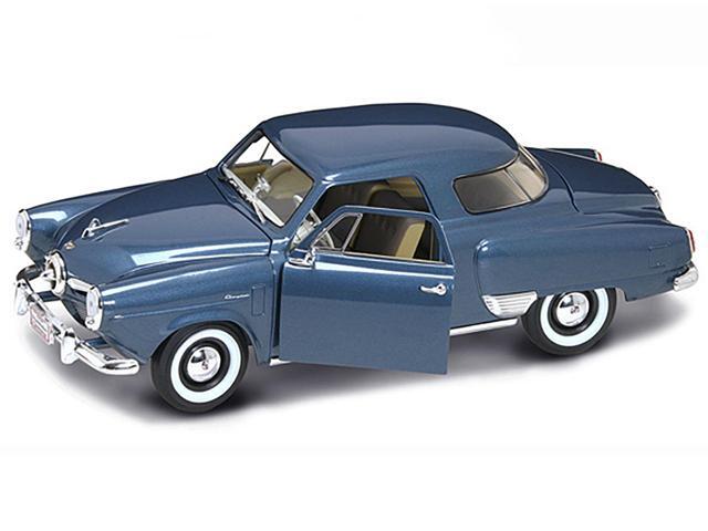 1950 Studebaker Champion Blue Metallic 1/18 Diecast Model Car by Road Signature