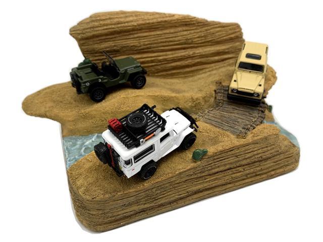 'Trail Challenge' Resin Diorama for 1/64 Scale Models by American Diorama