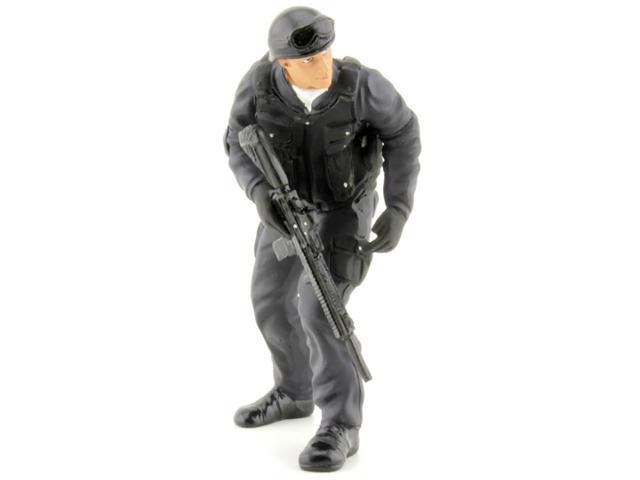 SWAT Team Rifleman Figure For 1:18 Scale Models by American Diorama