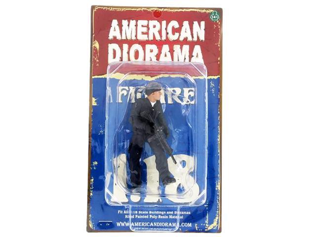 SWAT Team Rifleman Figure For 1:18 Scale Models by American Diorama