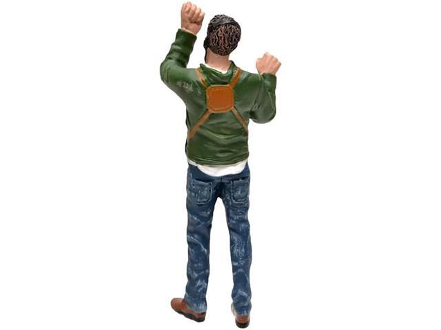 Camera Crew Figure III 'Boom Operator' For 1:24 Scale Models by American Diorama