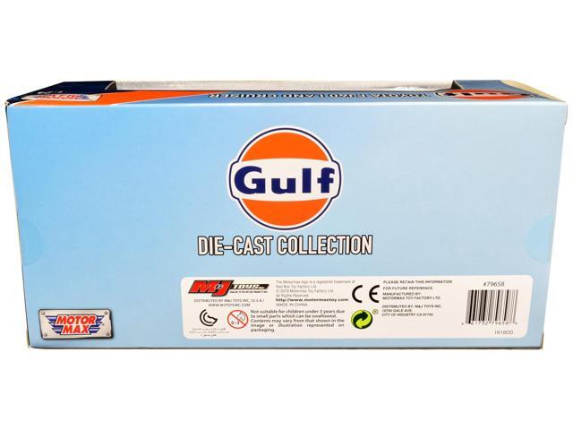 Toyota FJ40 Land Cruiser #8 'Gulf Oil' White Limited Edition to 2,400 pieces Worldwide 1/24 Diecast Car by Motormax