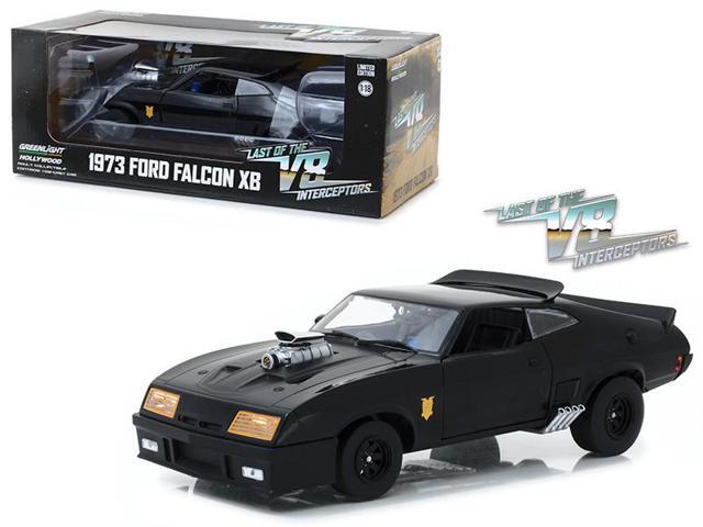 1973 Ford Falcon XB Black 'Last of the V8 Interceptors' (1979) Movie 1/18 Diecast Model Car by Greenlight