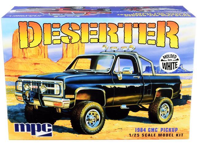 Skill 2 Model Kit 1984 GMC Pickup Truck (Molded in White) 'Deserter' 1/25 Scale Model by MPC
