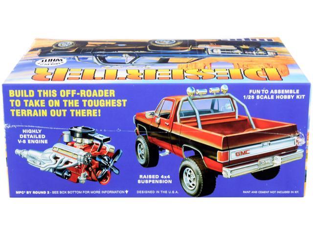 Skill 2 Model Kit 1984 GMC Pickup Truck (Molded in White) 'Deserter' 1/25 Scale Model by MPC