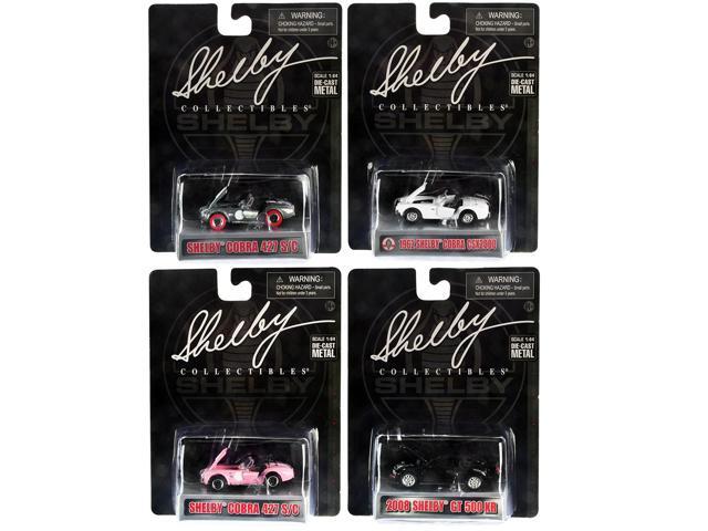 'Carroll Shelby 50th Anniversary' 4 piece Set 2022 Release Q 1/64 Diecast Model Cars by Shelby Collectibles