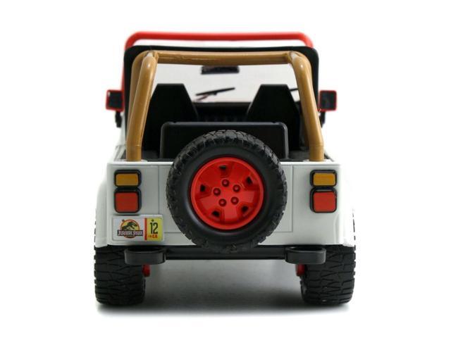1992 Jeep Wrangler Jurassic World Movie 1/24 Diecast Model Car by Jada