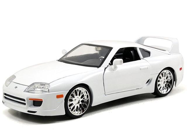 Brian's Toyota Supra White 'Fast & Furious' Movie 1/24 Diecast Model Car by Jada