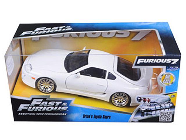 Brian's Toyota Supra White 'Fast & Furious' Movie 1/24 Diecast Model Car by Jada