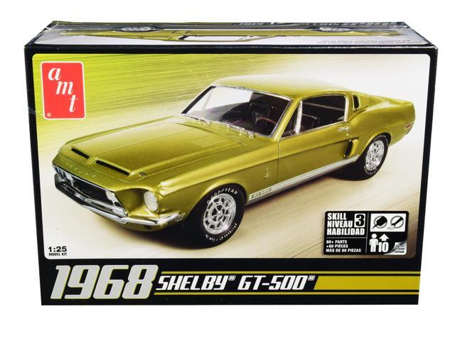 Skill 3 Model Kit 1968 Ford Mustang Shelby Gt-500 1/25 Scale Model By Amt