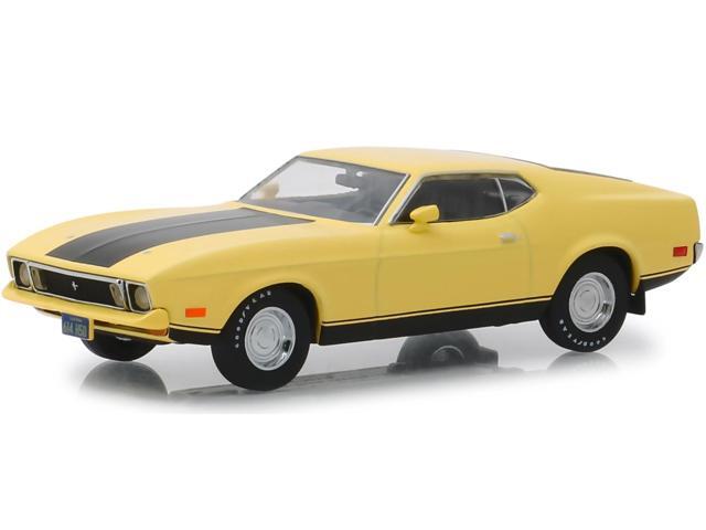 1973 Ford Mustang Mach 1 Yellow 'Eleanor' 'Gone in Sixty Seconds' Movie (1974) 1/43 Diecast Model Car by Greenlight