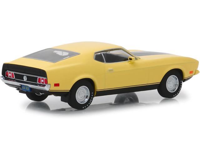 1973 Ford Mustang Mach 1 Yellow 'Eleanor' 'Gone in Sixty Seconds' Movie (1974) 1/43 Diecast Model Car by Greenlight