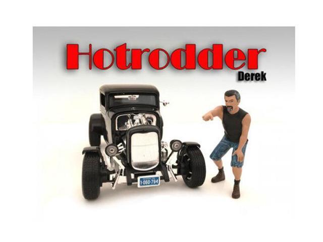 'Hotrodders' Derek Figure For 1:18 Scale Models by American Diorama