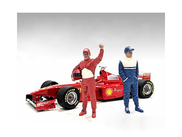 'Racing Legends' 90's Set of 2 Diecast Figures for 1/43 Scale Models by American Diorama