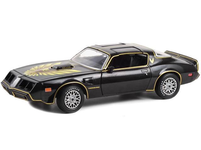 1979 Pontiac Firebird T/A Trans Am Black with Hood Phoenix 'Rocky II' (1979) Movie 1/24 Diecast Model Car by Greenlight